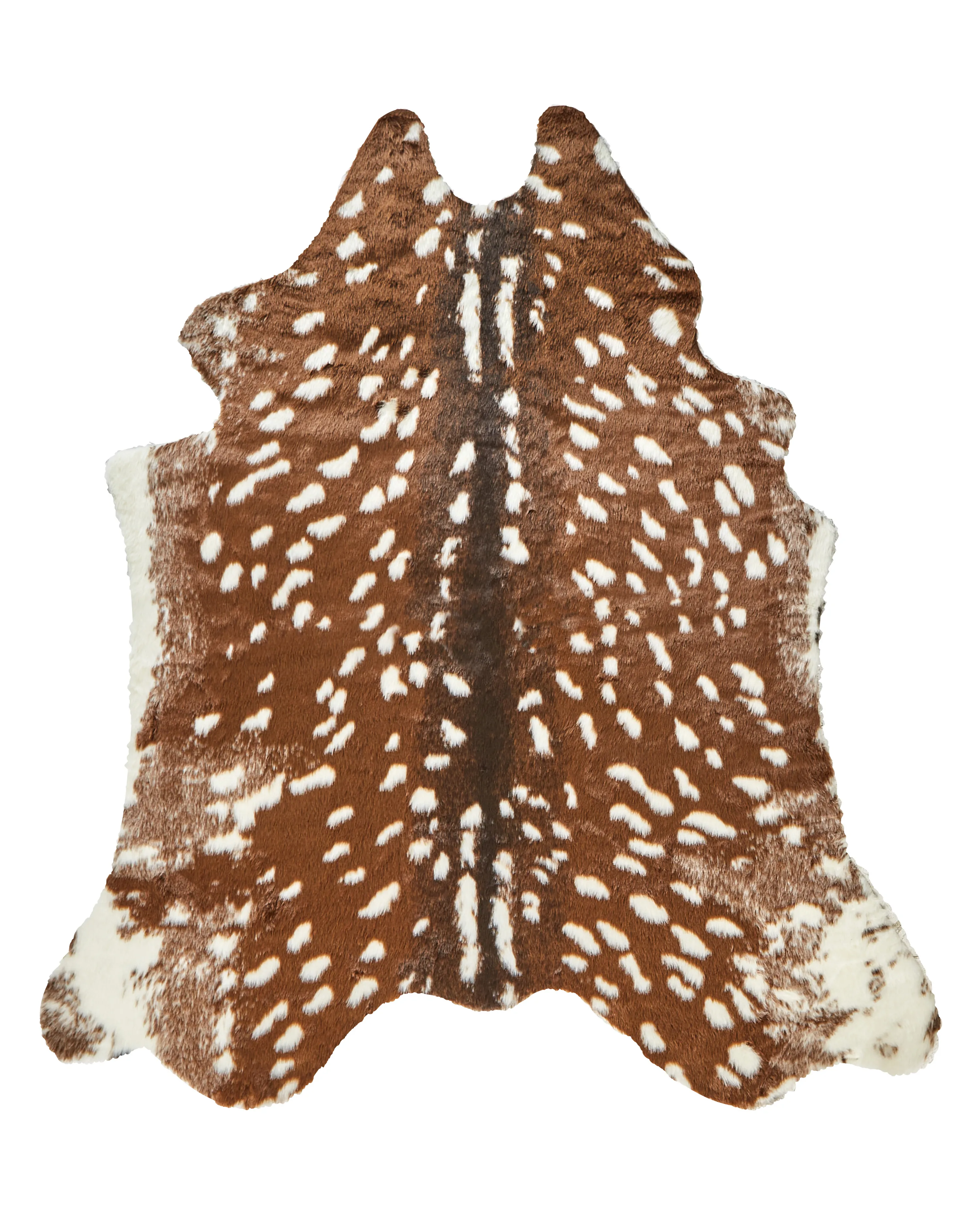 Faux Fur Rug KNOLL Brown 130 x 170 cm