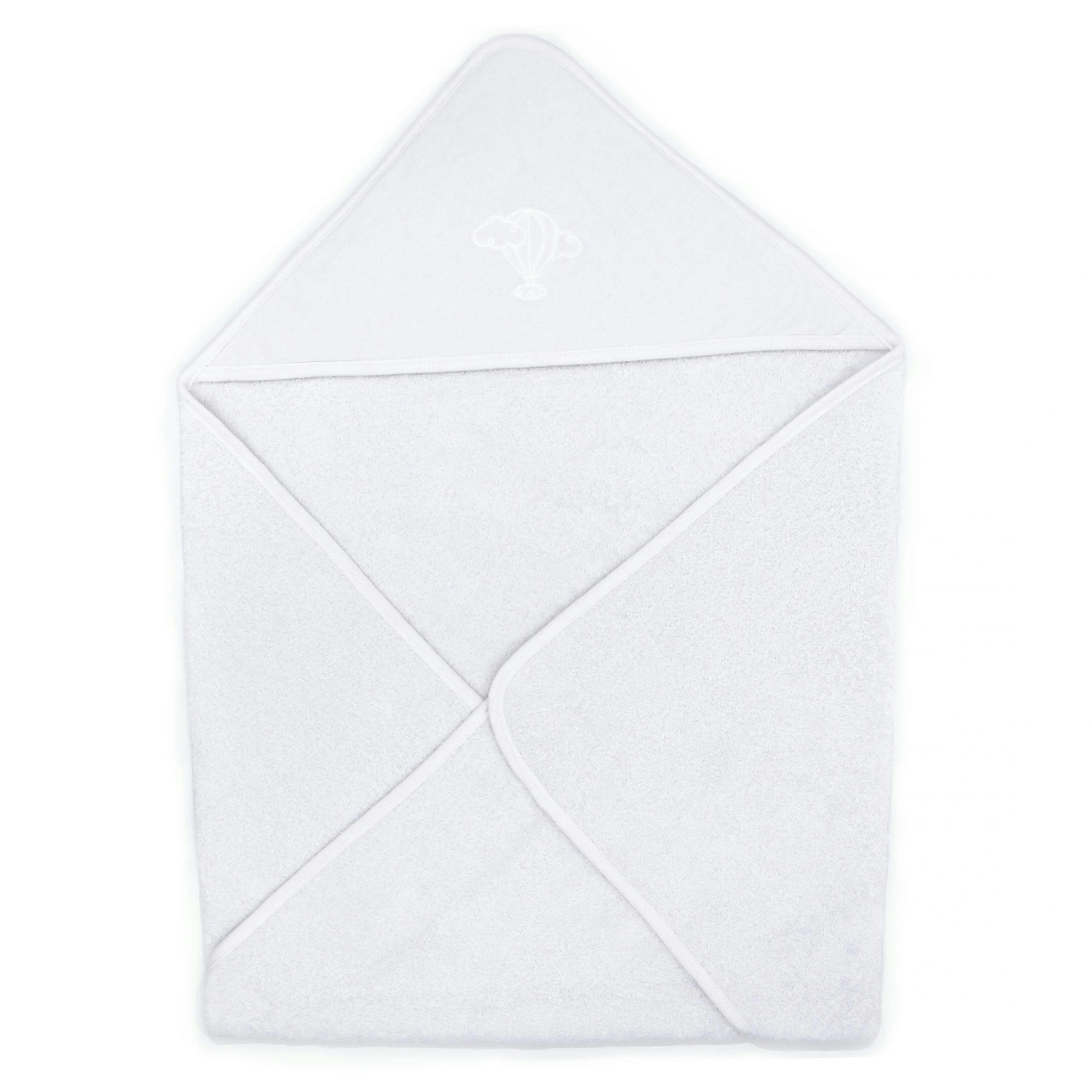 - Cape de Bain Bébé 100% Coton Bio Couleur Nuage