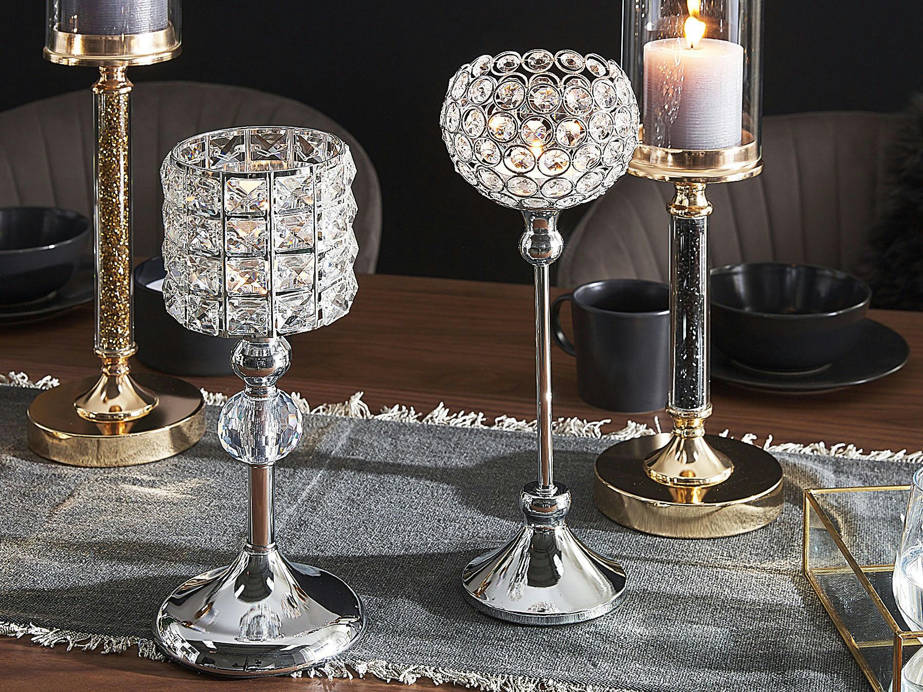 AVORD - Chandelier argenté