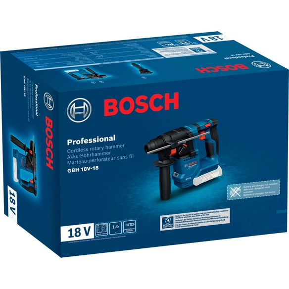 Akku-Bohrhammer »GBH 18V-18 (solo) Professional«, 18 V, ohne Akku und Ladegerät