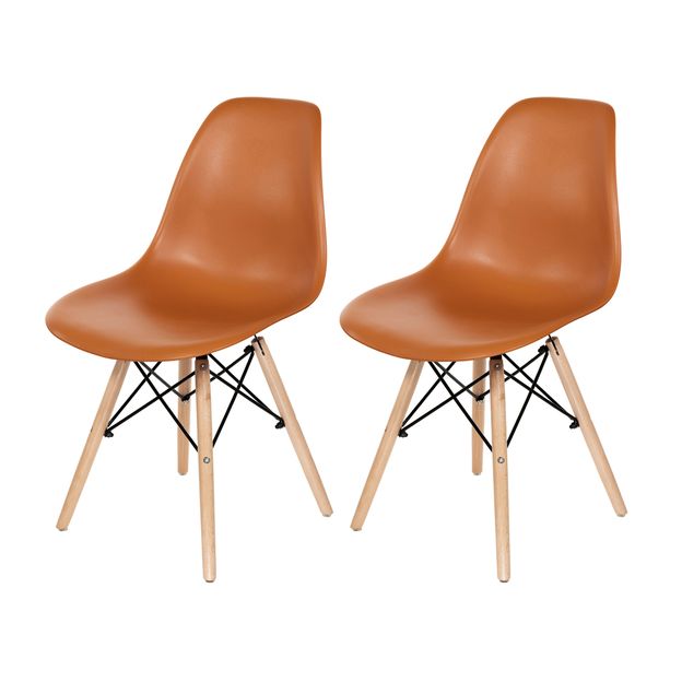 CONJUNTO COM 2 CADEIRAS EASY WOOD
