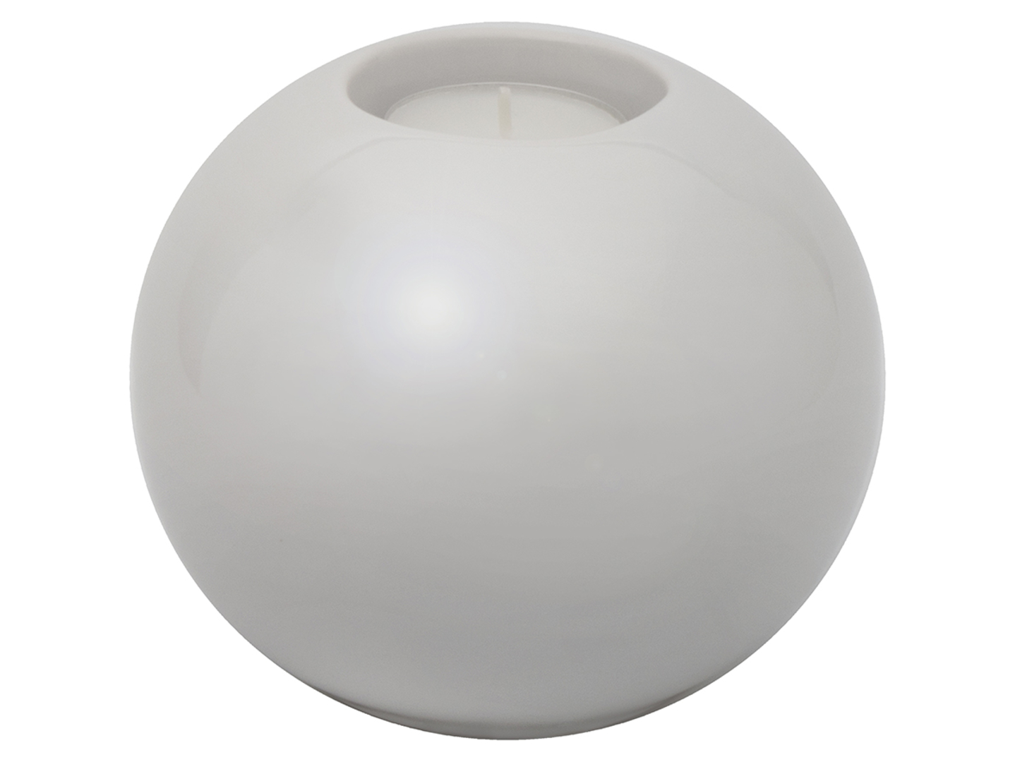 Świecznik ceramiczny 9 cm biały