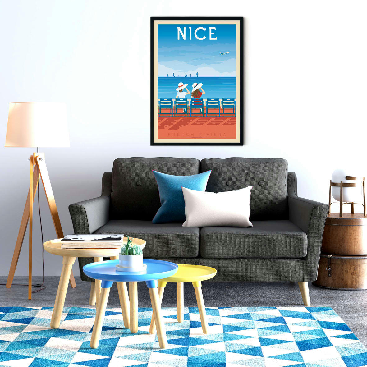 - Affiche Nice  50x70 cm