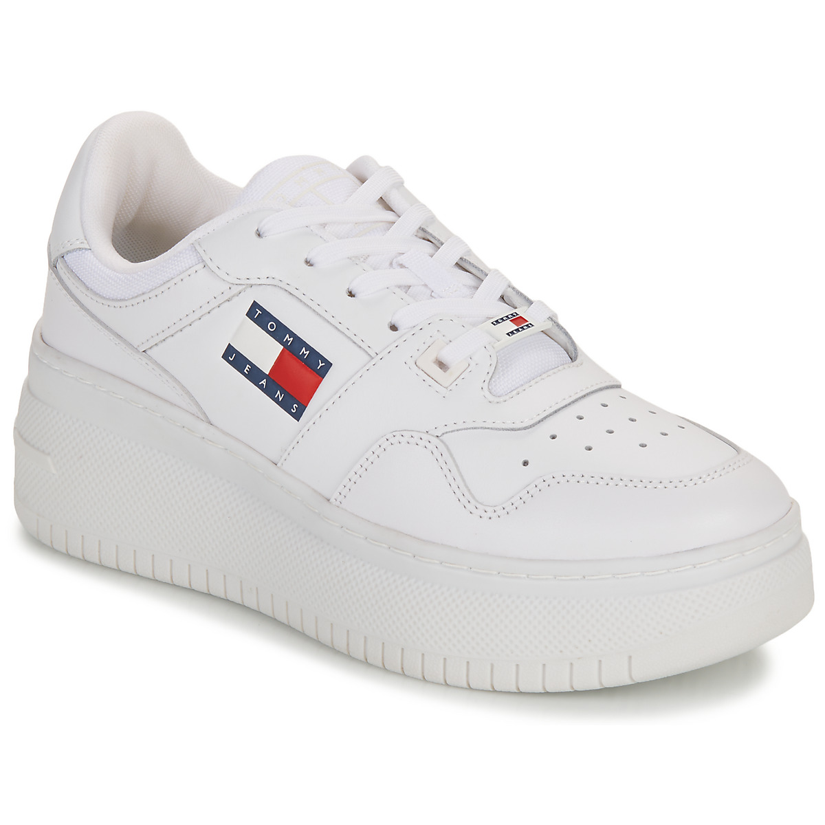Tommy Jeans - TJW RETRO BASKET FLATFORM ESS - White