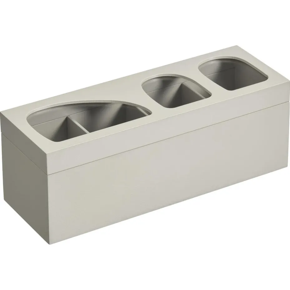 Kwantum Keukenaccessoires | Theedoos Cave Organic Off-White