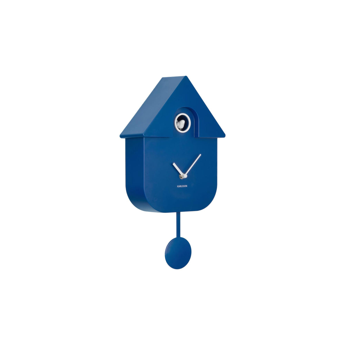 Karlsson wandklok Modern Cuckoo - blauw - Ø21.5cm