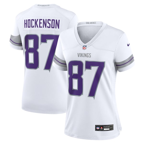 T.J. Hockenson Minnesota Vikings Nike Women's Alternate Game Player Jersey - White