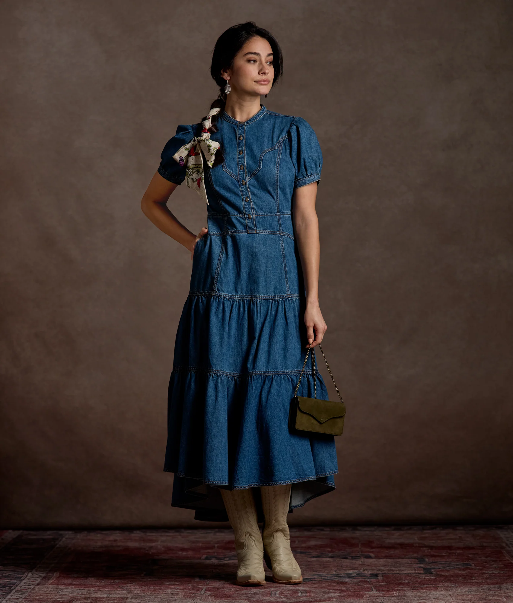 Mason Denim Dress - Still Water Blue
