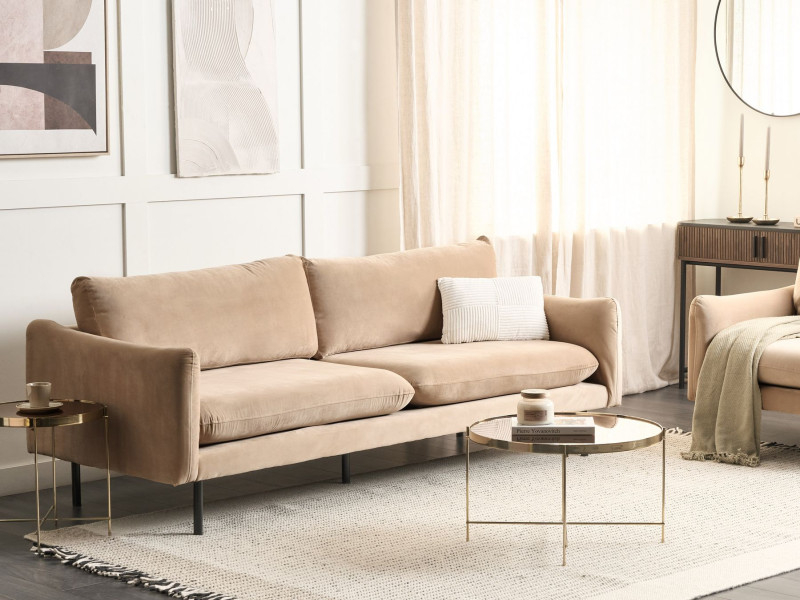 Sofa kanapa wersalka welur beżowa