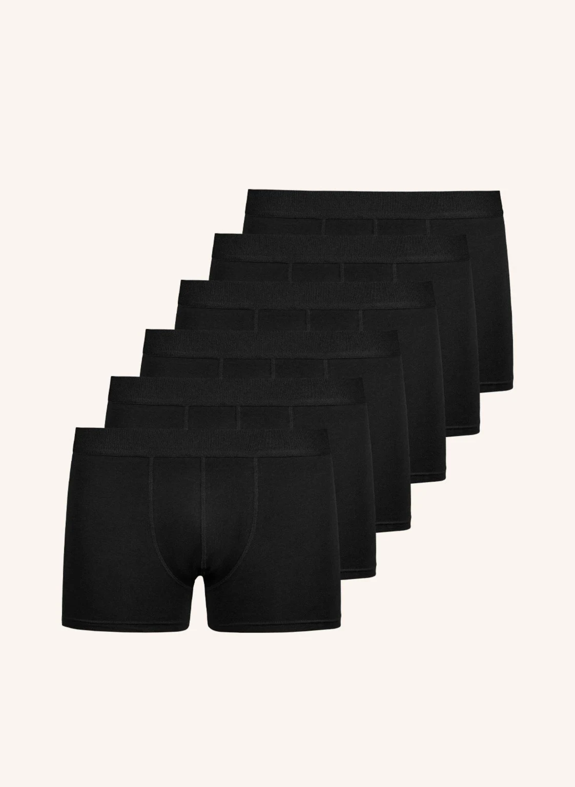 SNOCKS 6er-Pack Boxershorts ohne Logo