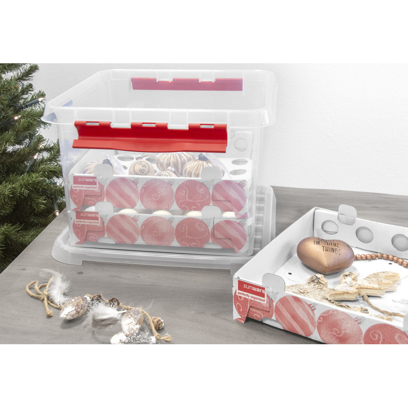 Box de rangement de Noël Q-Line 26 L SUNWARE