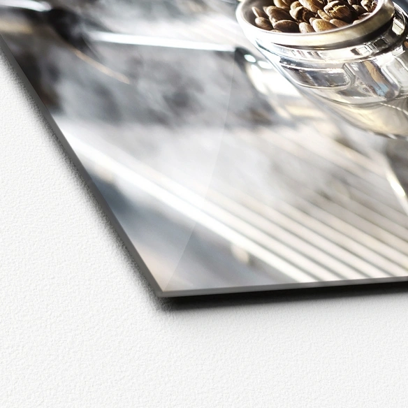 Glasbild »Cafe II«, mehrfarbig, Digitaldruck
