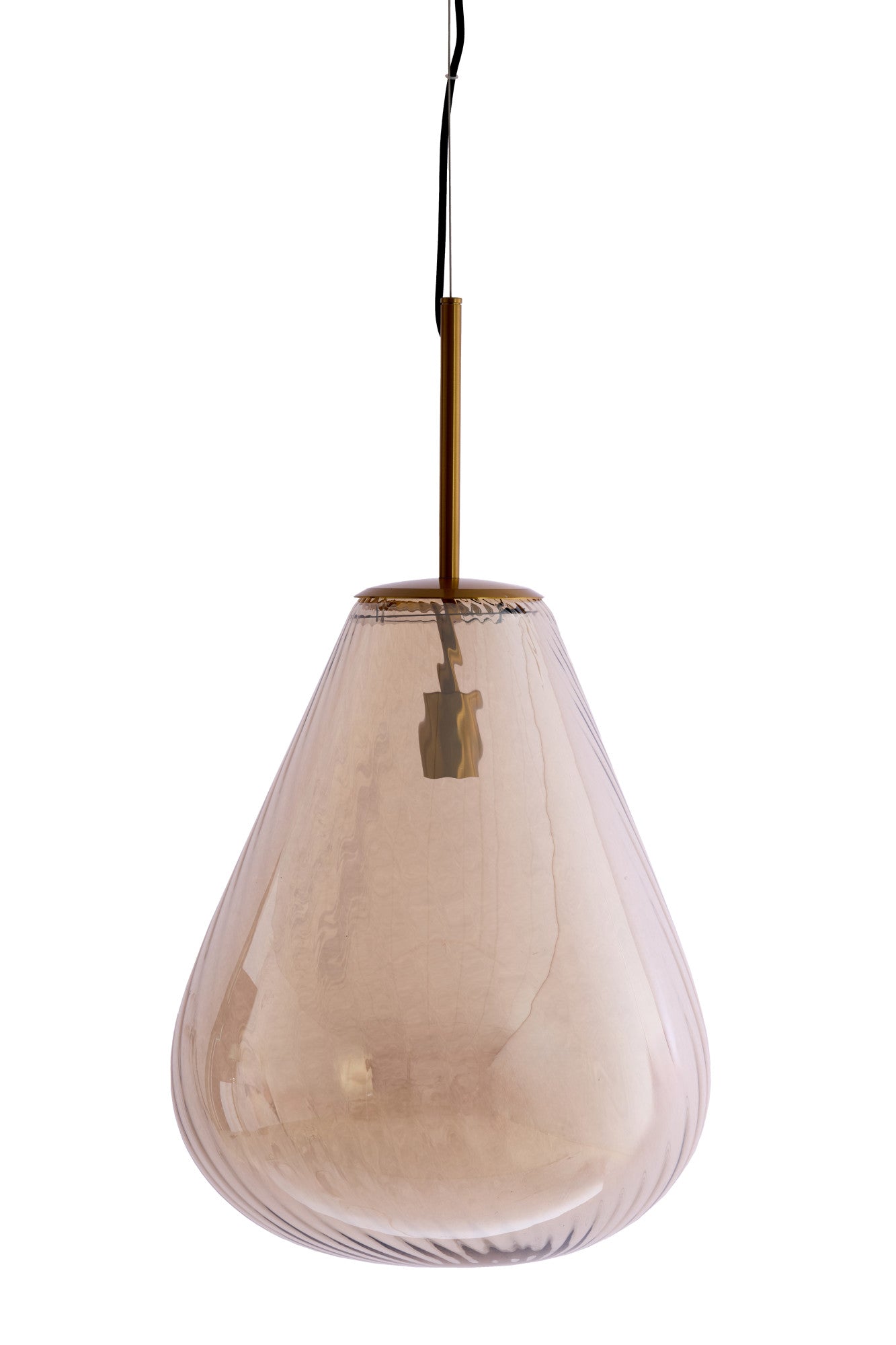 Light & Living hanglamp LEONA - brons - Ø40x50cm