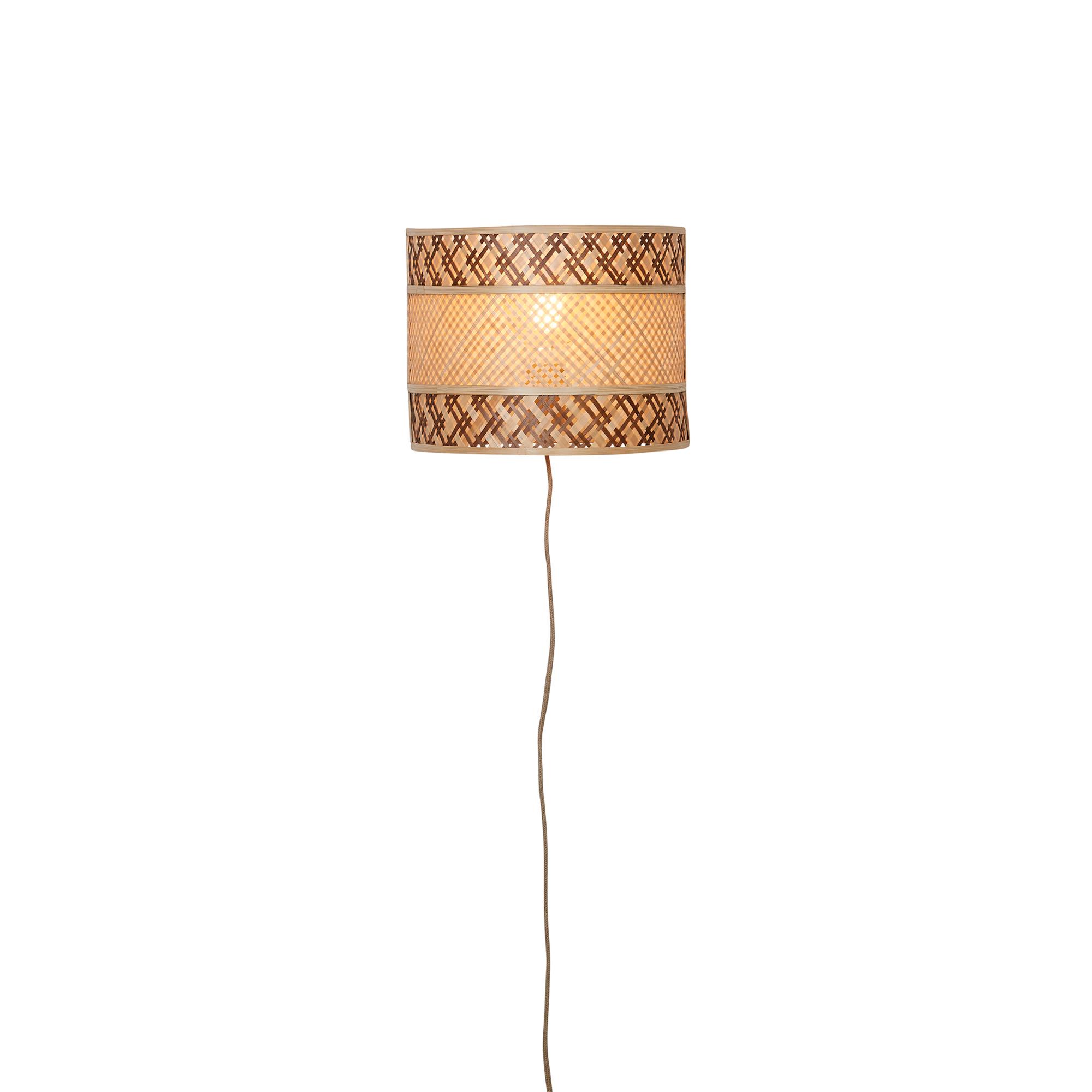GOOD&MOJO wandlamp LANGKAWI - bruin - Ø32cm