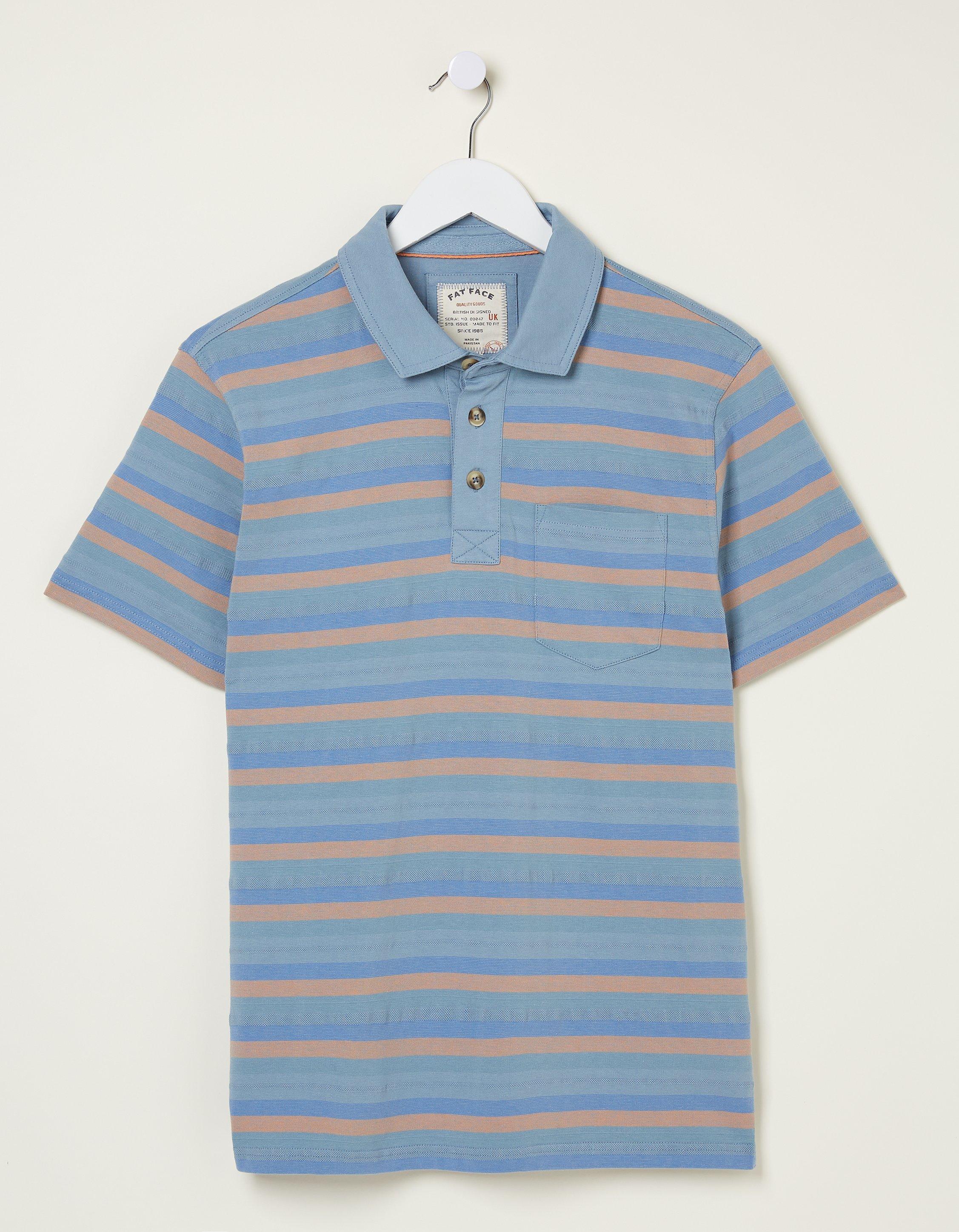 Harlyn Textured Stripe Polo