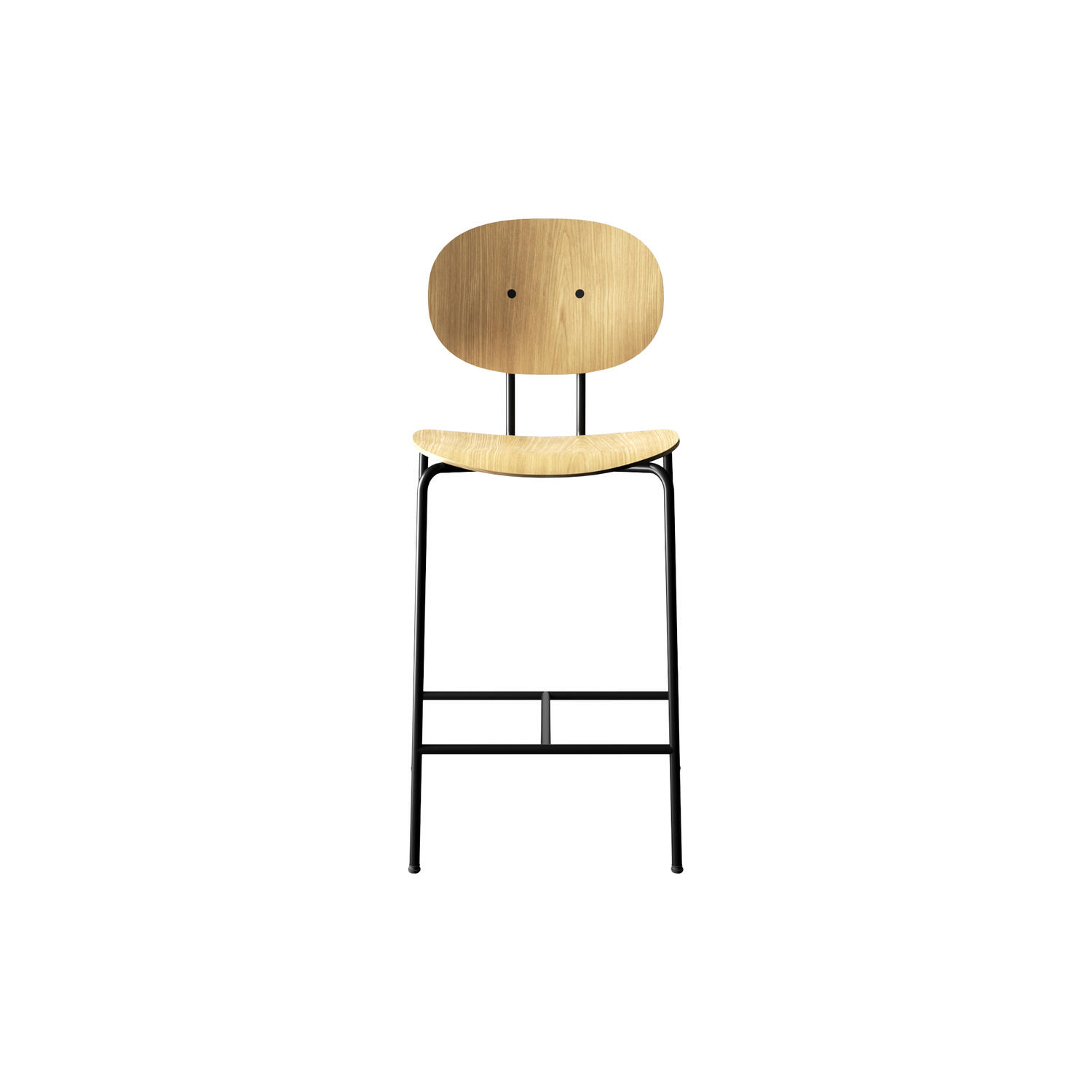 PIET HEIN Counter Chair, hvidpigmenteret eg
