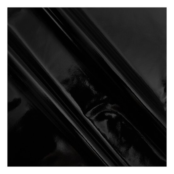 Black PVC Fabric by the Metre