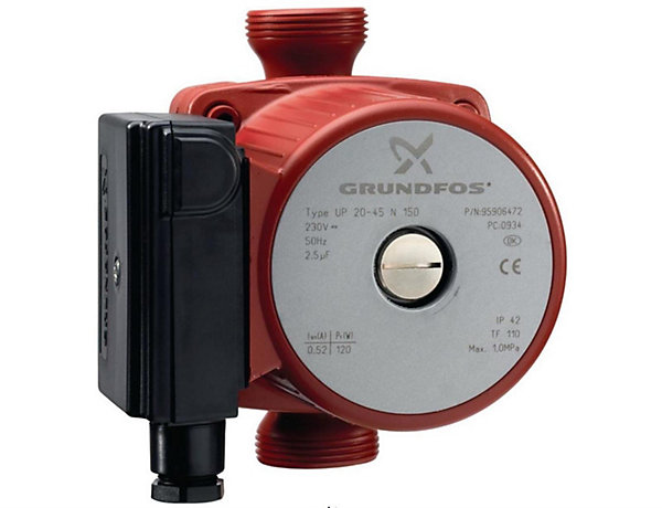 Circulateur domestique UP N - Filetage : 40x49-Type : 25-55N-Entraxe : 180
