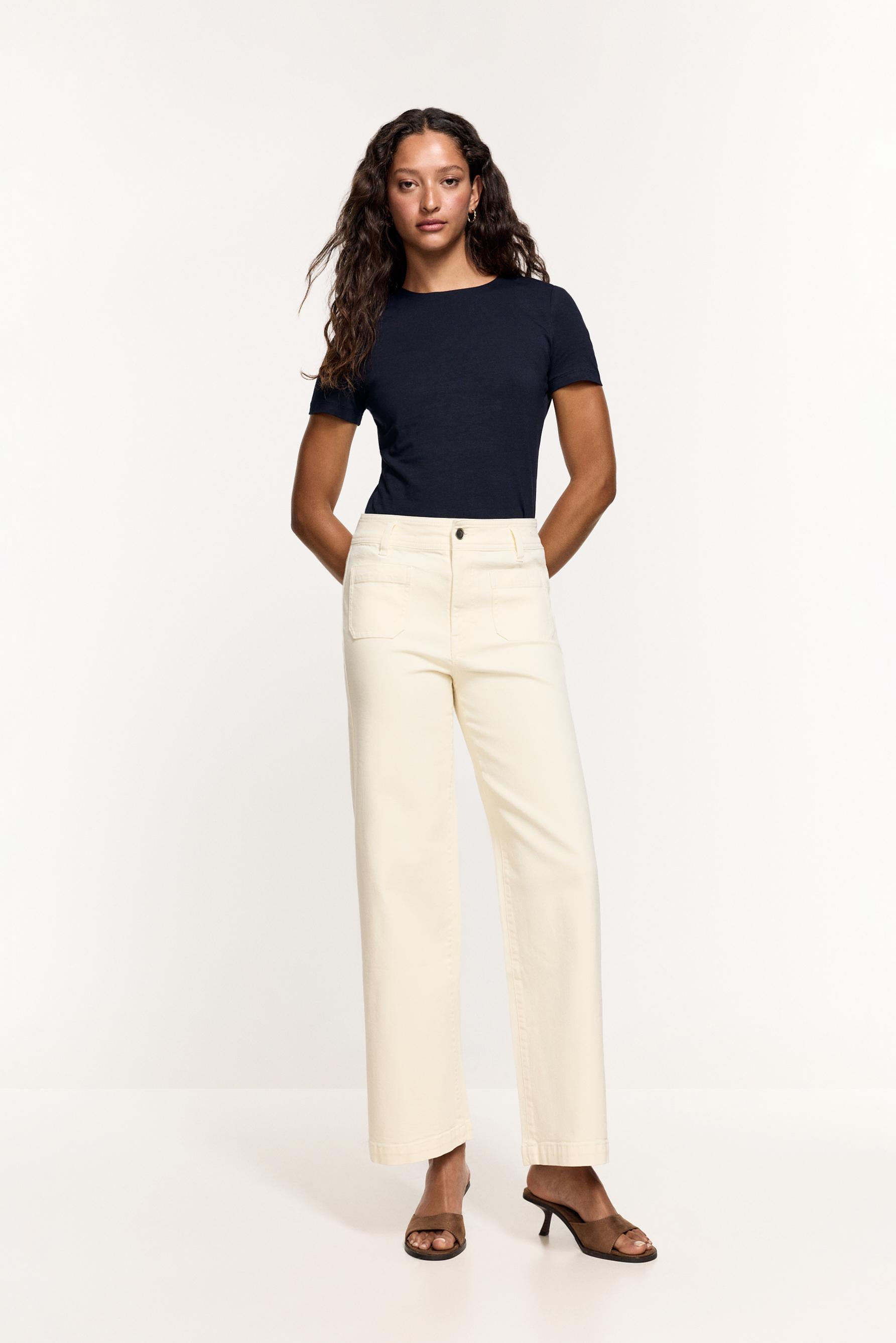 Jeans marine bolsillos