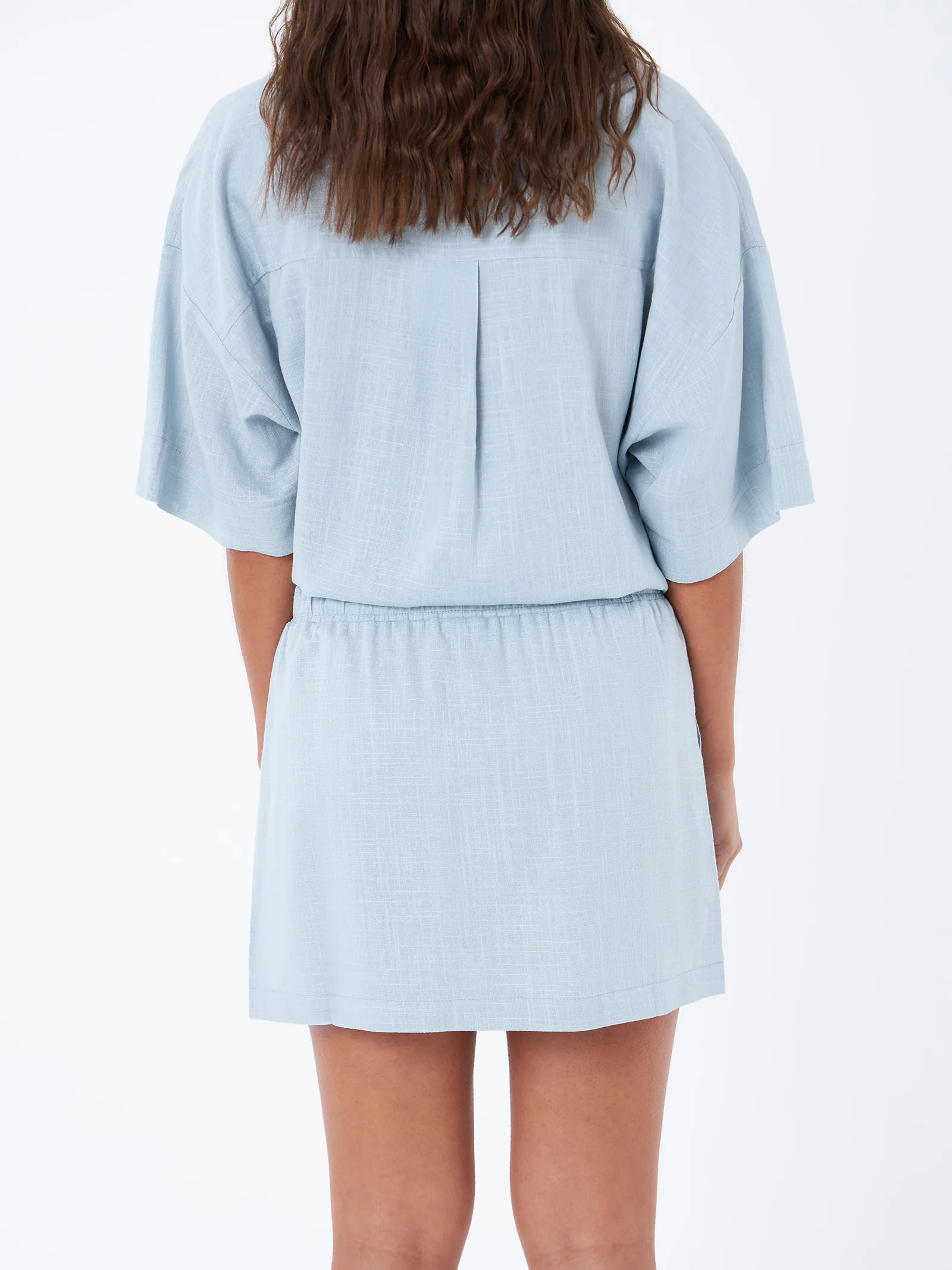 L&R Drawstring Mini Skirt