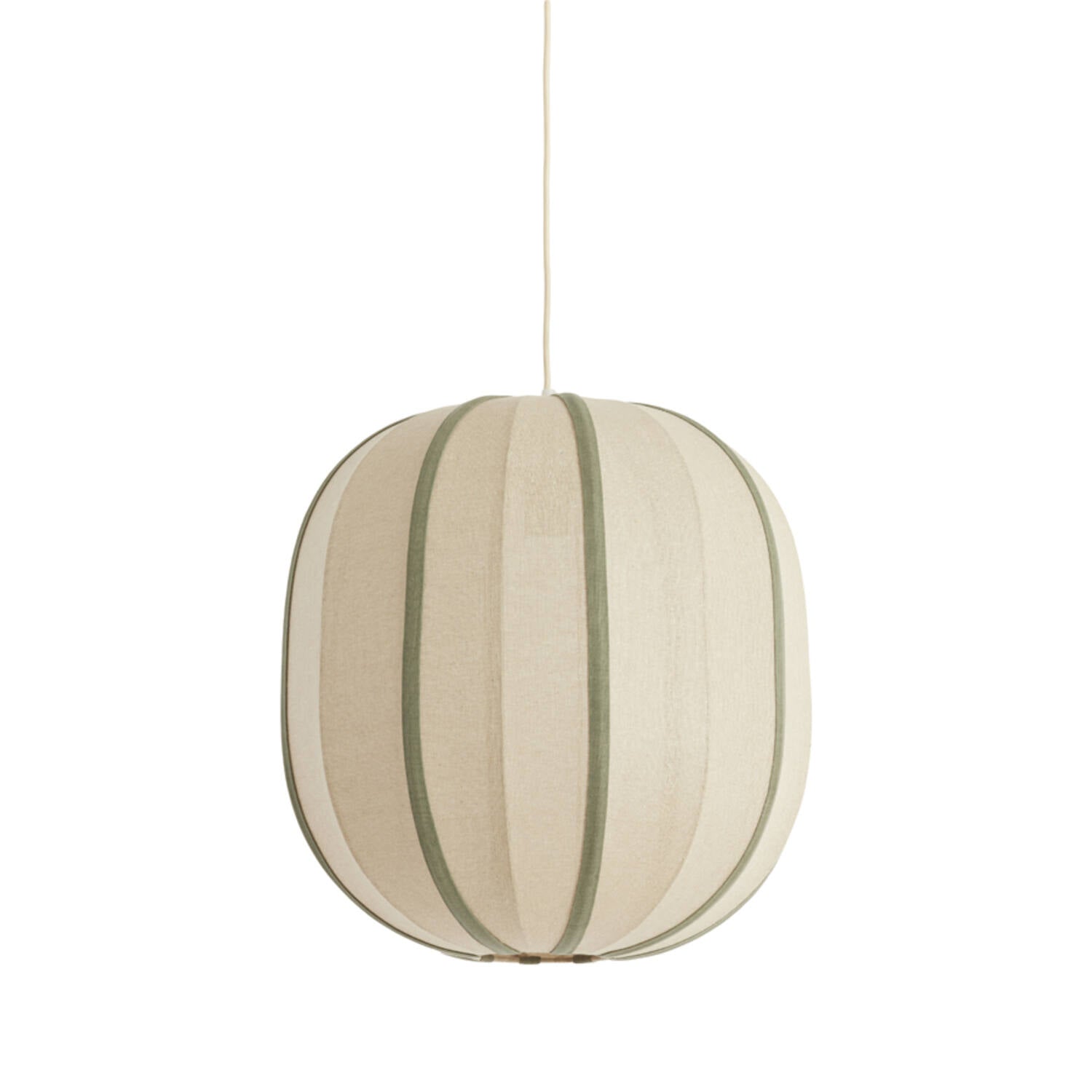 Light & Living - hanglamp - Esmiria - naturel - textiel - Ø 51cm -
