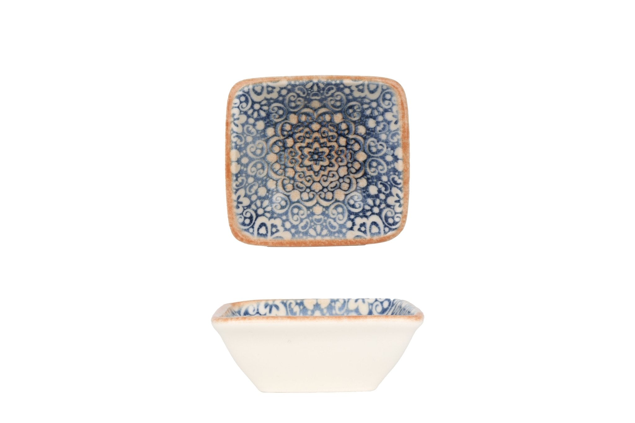 Bonna Serveerschaal - Alhambra - Porselein - 8x8.5 cm - set van 2