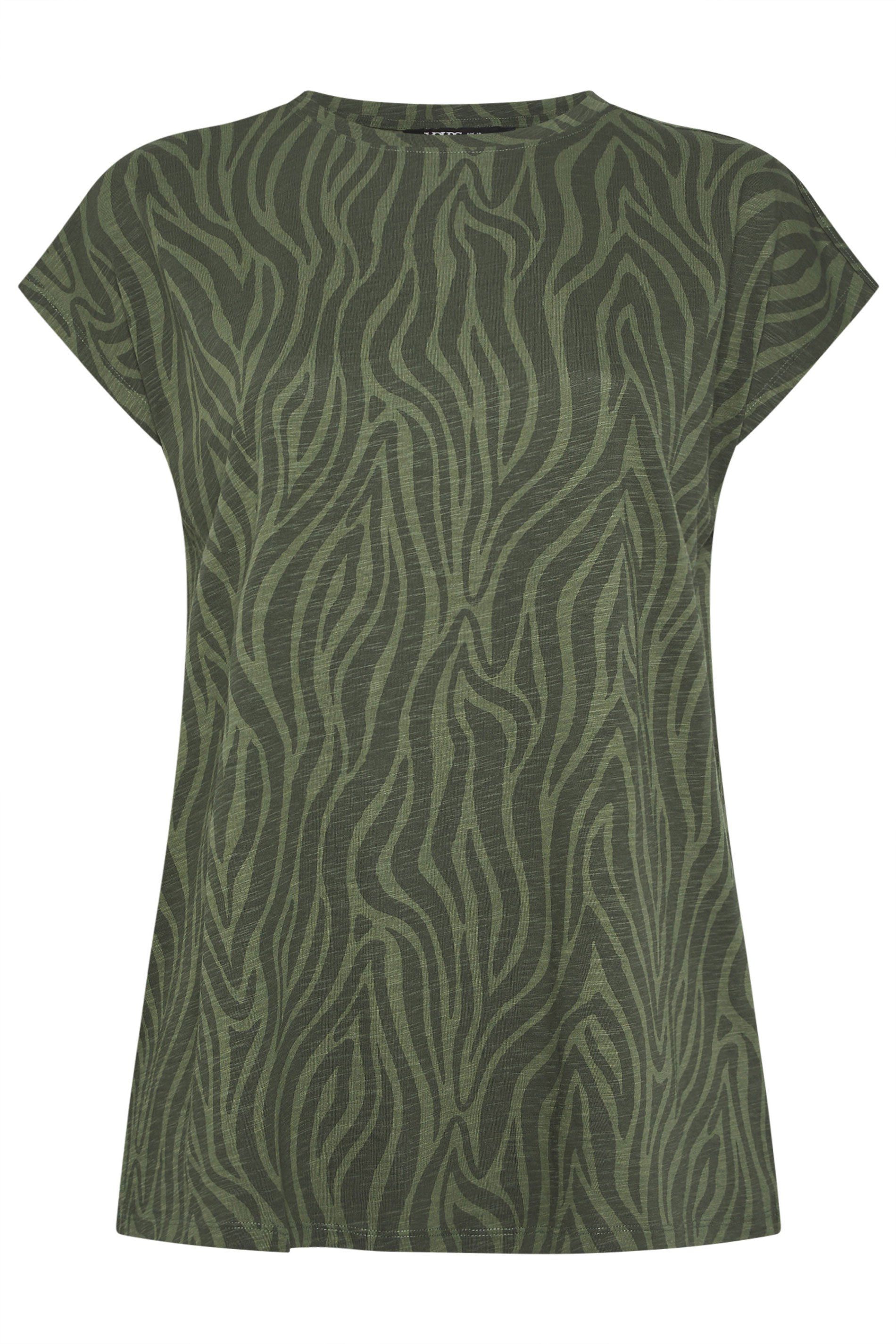 Yours Zebra Grown-On Sleeve T-Shirt