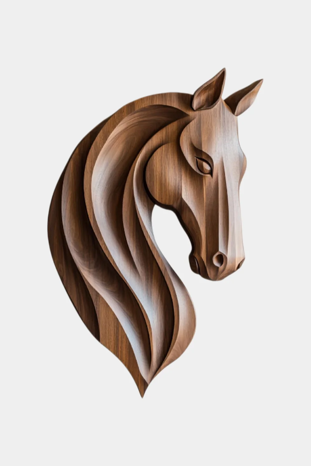 Horse Wood Relief #QA009