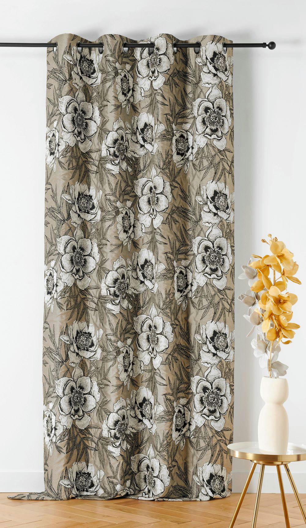PEONIA - Rideau d'ameublement 140x260cm Lin