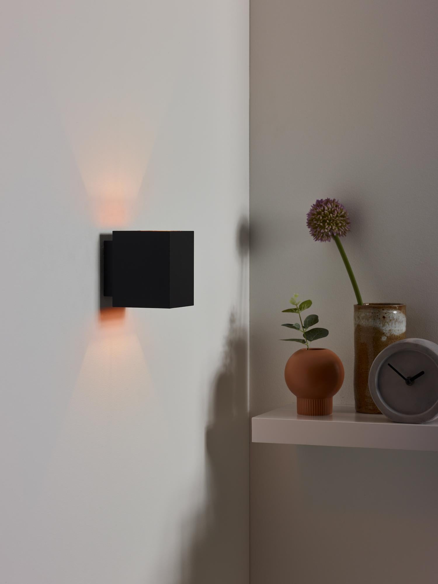 Lucide wandlamp XERA - 1xG9 - Zwart