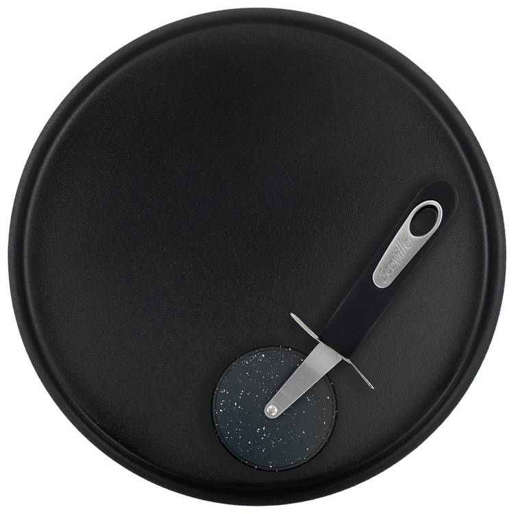 Scoville 2 Piece Aluminium Pizza Tray and Cutter Set