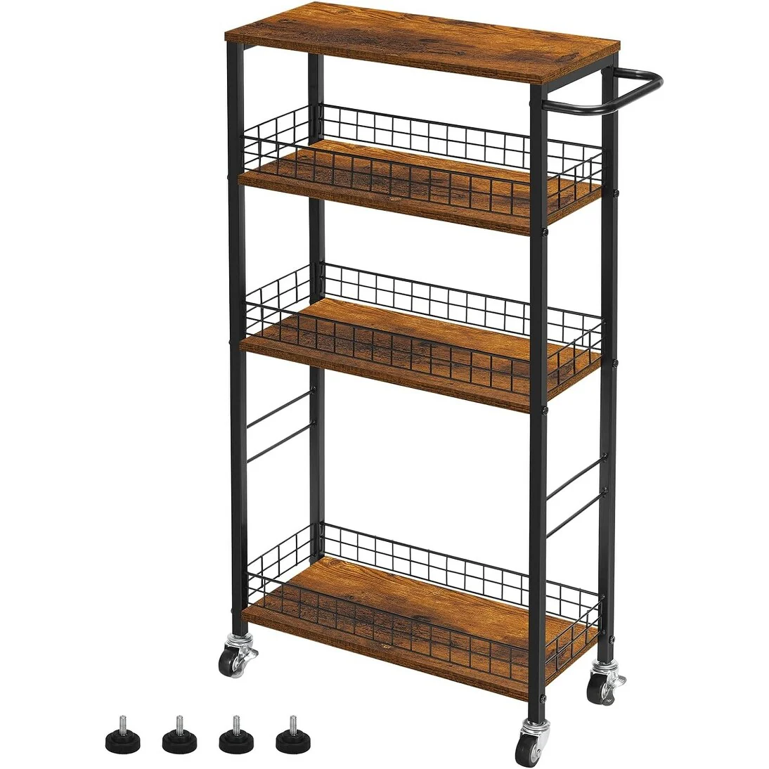 4 Tier Kitchen Storage Cart