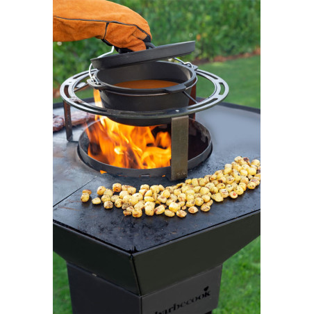 Support wok et cocotte Dynamic Center pour brasero Nestor - Barbecook