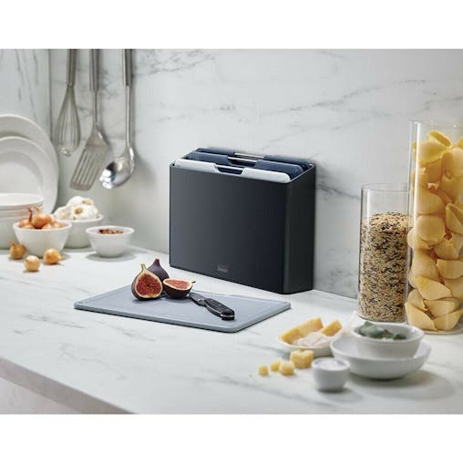 Joseph Joseph Folio 4 Piece Regular Chopping Board Set Graphite 60186