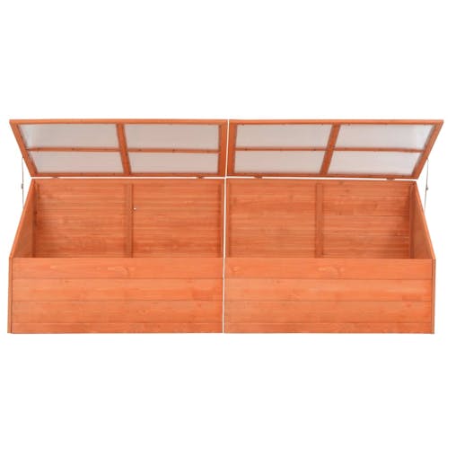 NNEVL Greenhouse Wood 180x57x62 cm