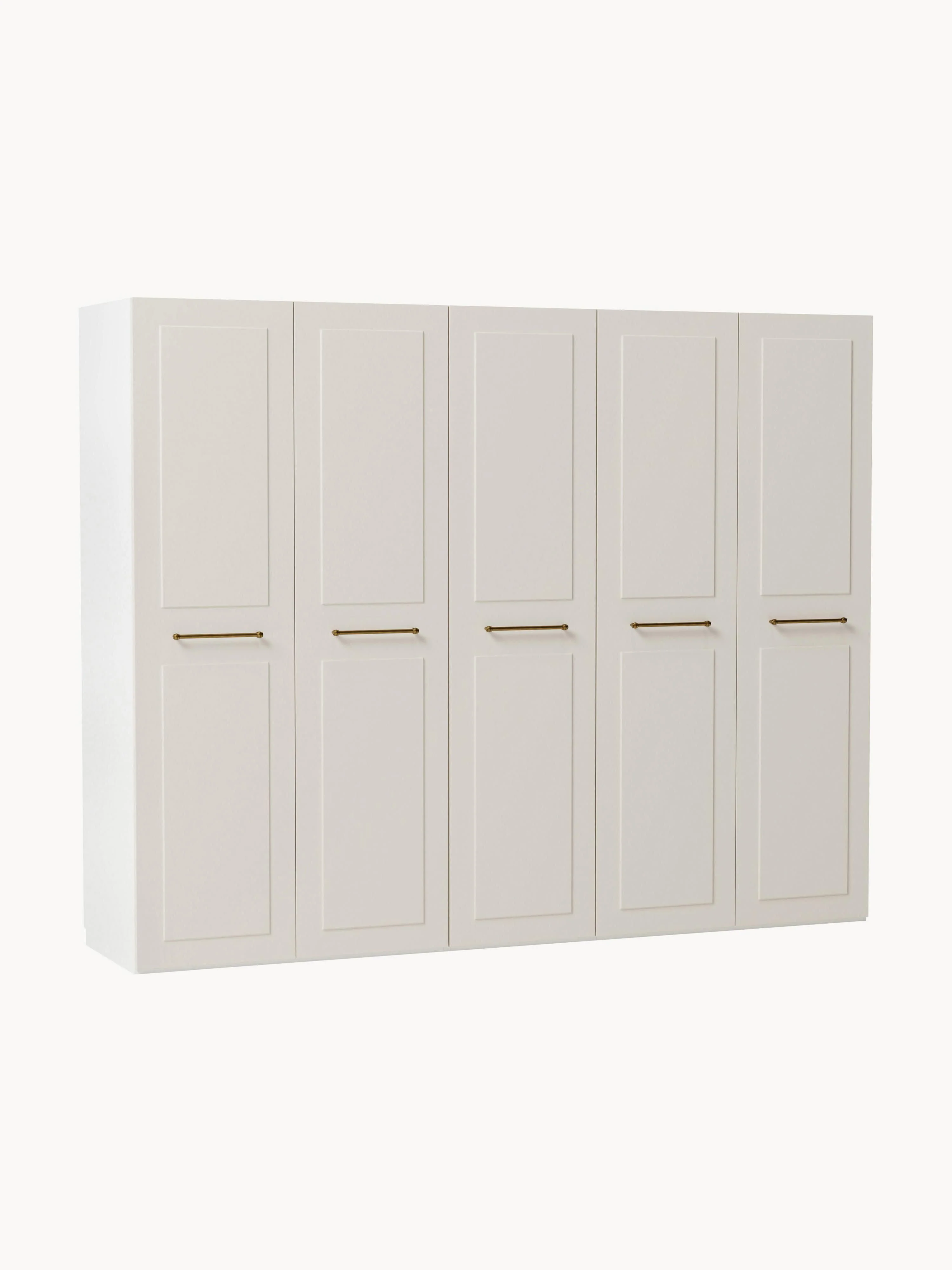 Modularer Drehtürenschrank Charlotte, 250 cm Breite, in verschiedenen Größen