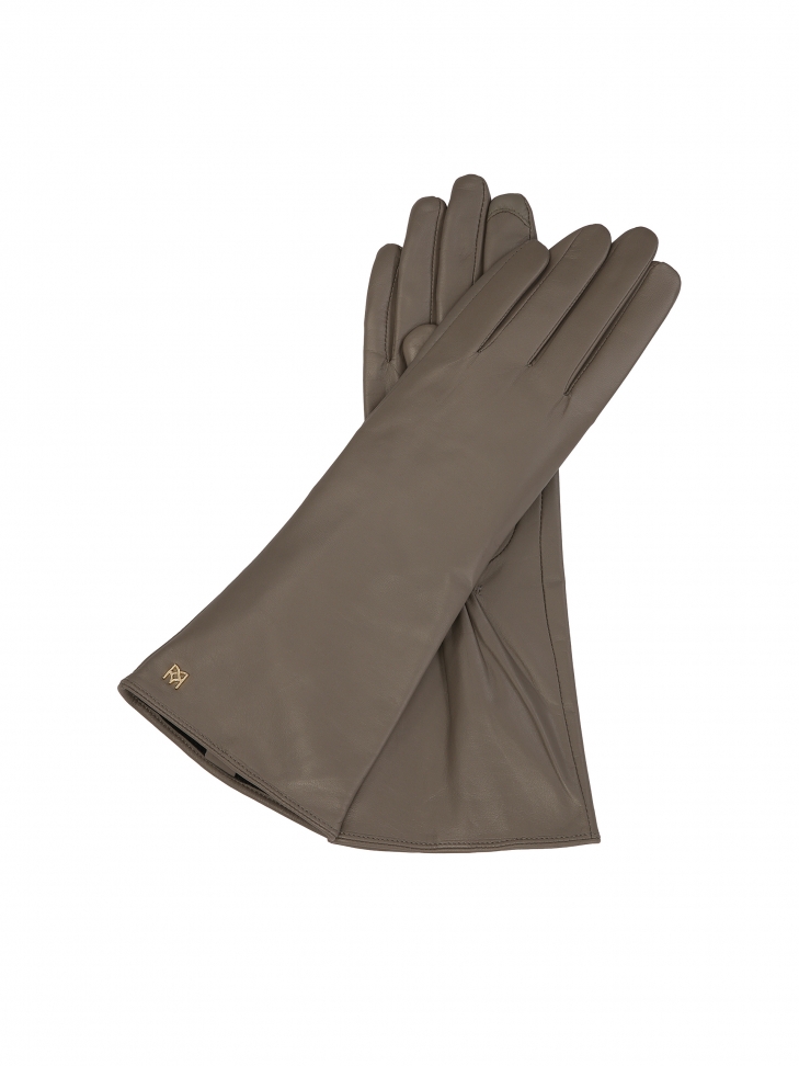 Women's leather gloves with touch screen function
