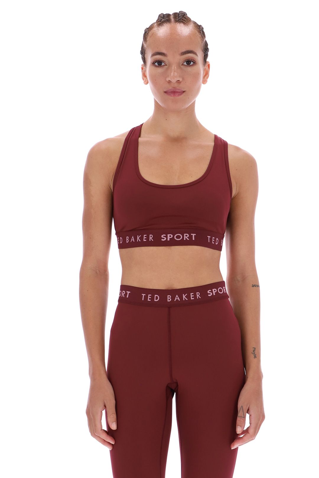 Ted Baker Tb Sport Diana Essentials Bra Burgundy