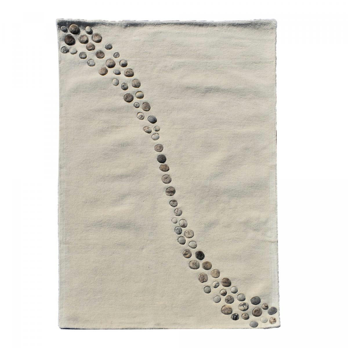 NOSTRAL - Tapis salon beige 240x340