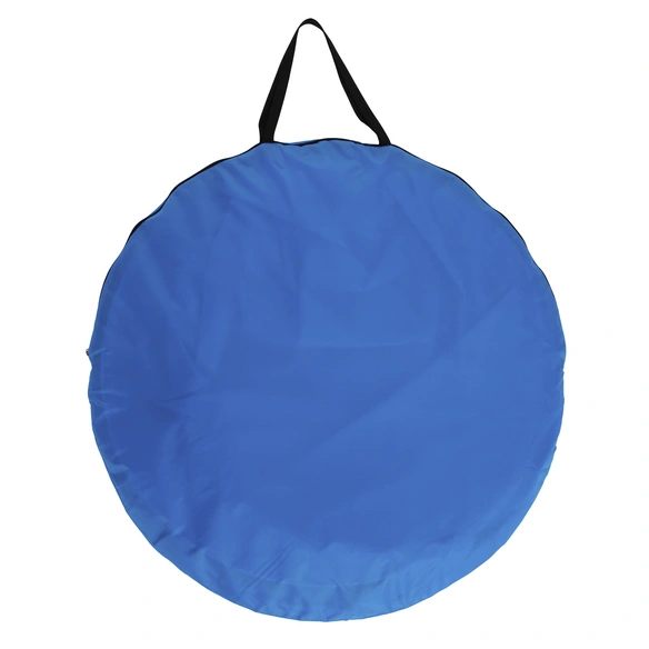 Strandmuschel, hellblau, Polyester, BxHxL: 115 x 115 x 235 cm