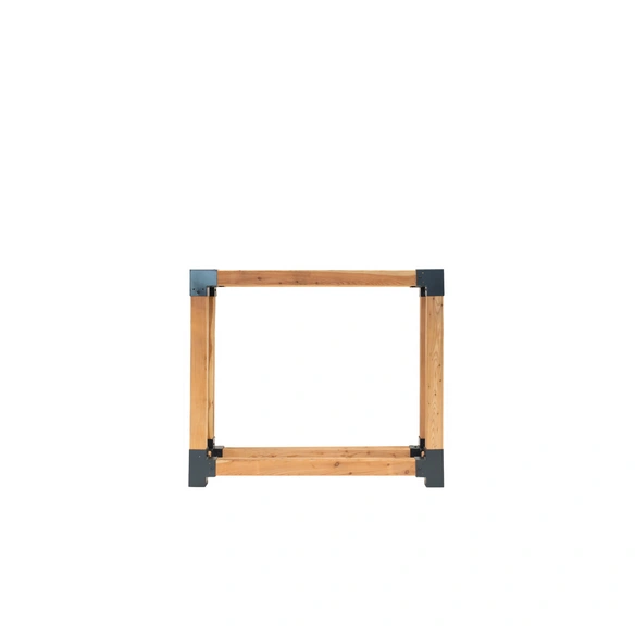 Kaminholzregal »Michel«, BxHxT: 138 x 120 x 40 cm, Lärchenholz