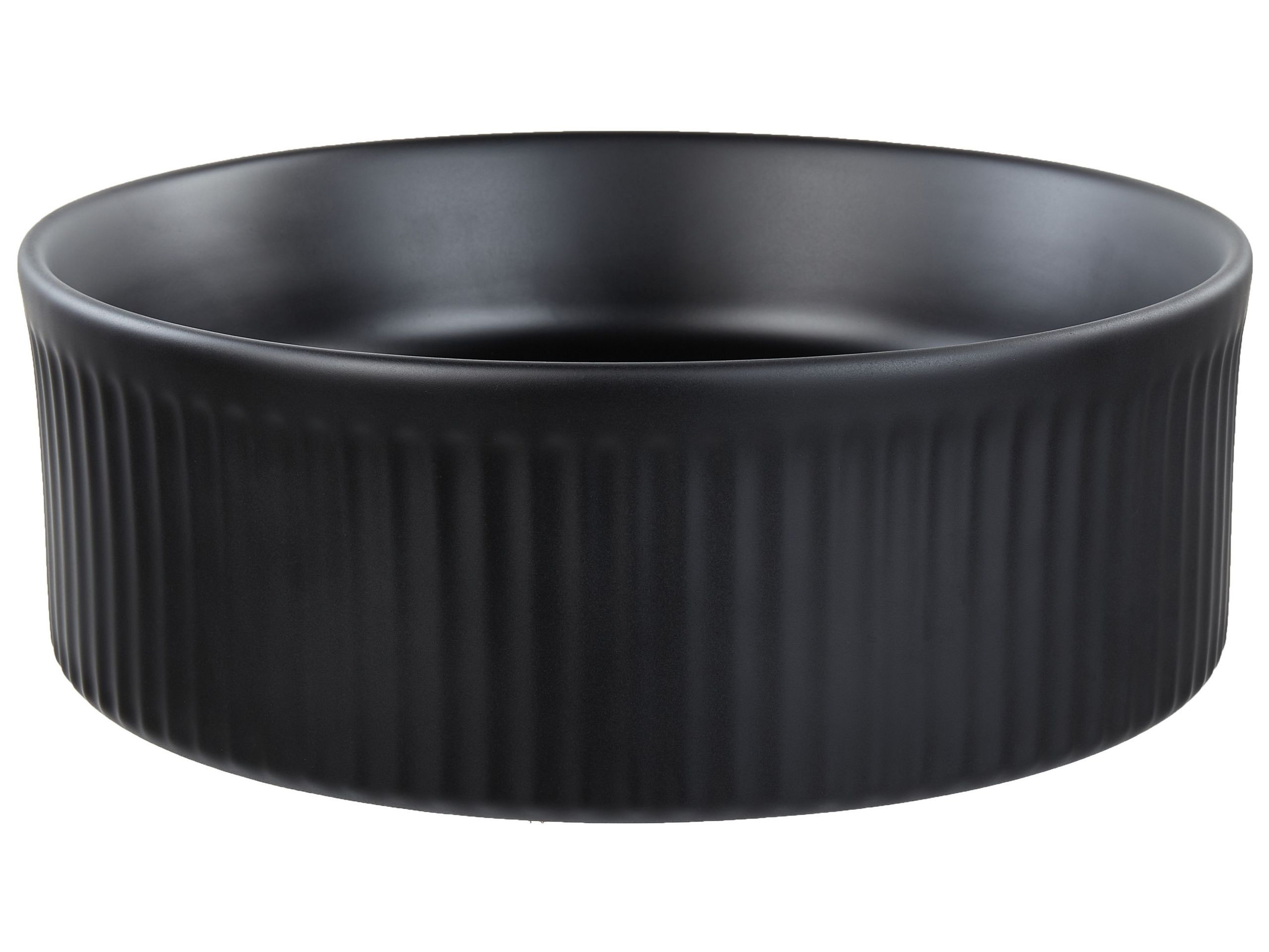 Umywalka nablatowa ceramiczna37 cm czarna
