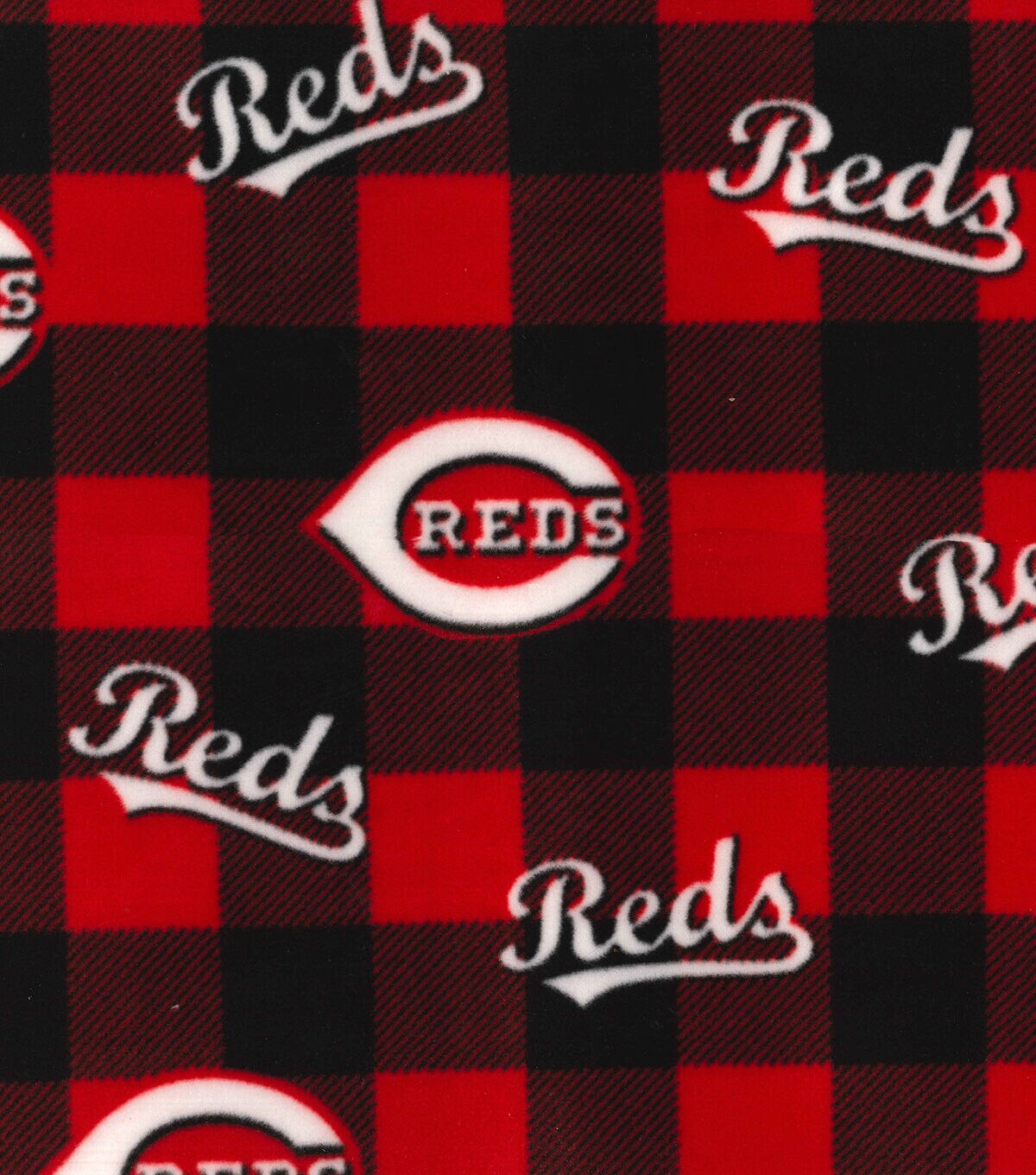 Fabric Traditions Cincinnati Reds MLB Buffalo Fleece Fabric