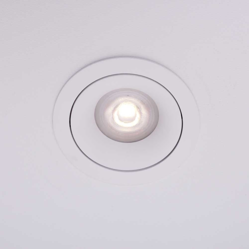 Artdelight Inbouwspot Rond Kantelbaar Wit GU-10