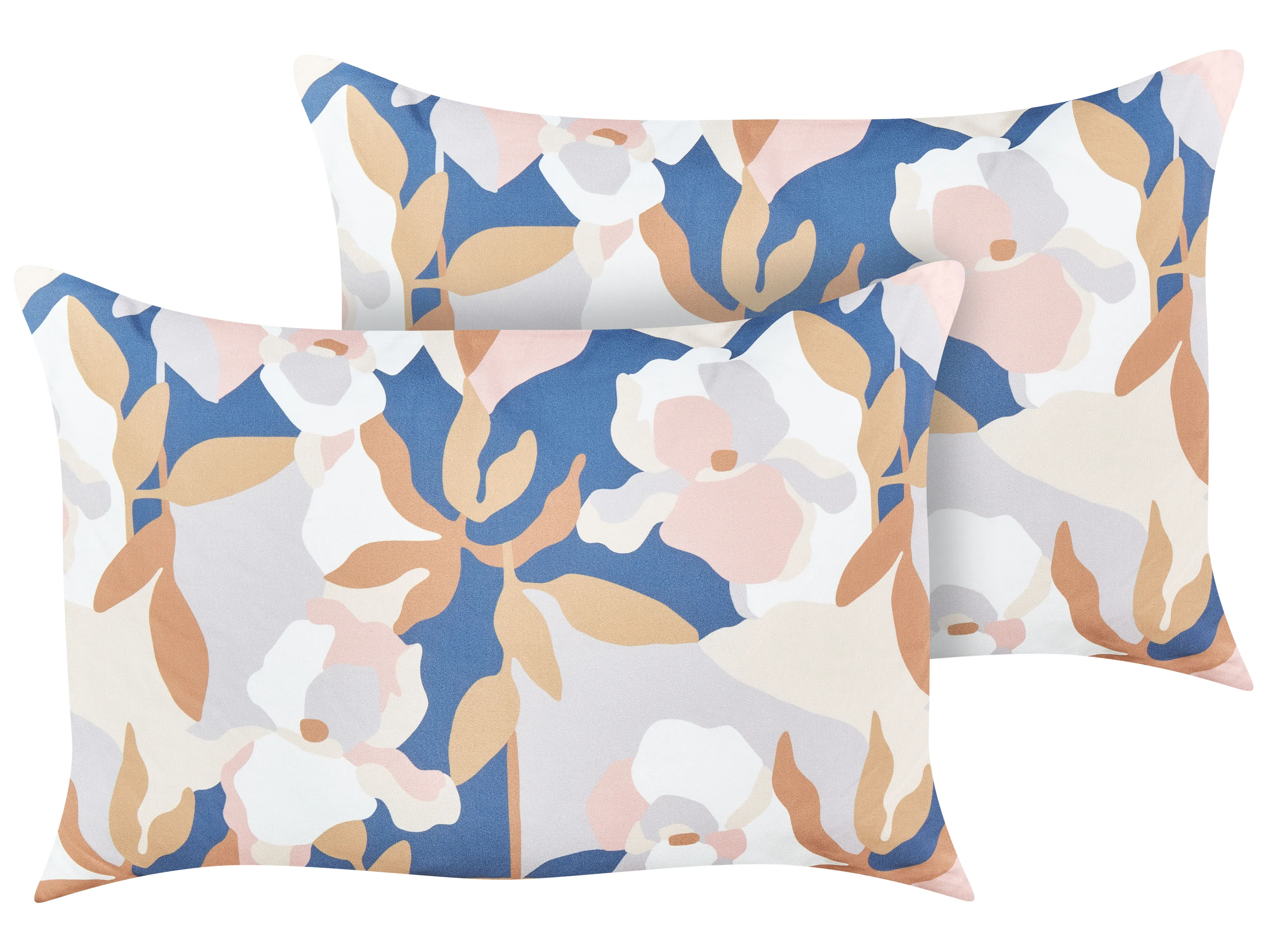 Set of 2 Outdoor Cushions VEREZZI Floral Pattern 40 x 60 cm Multicolour