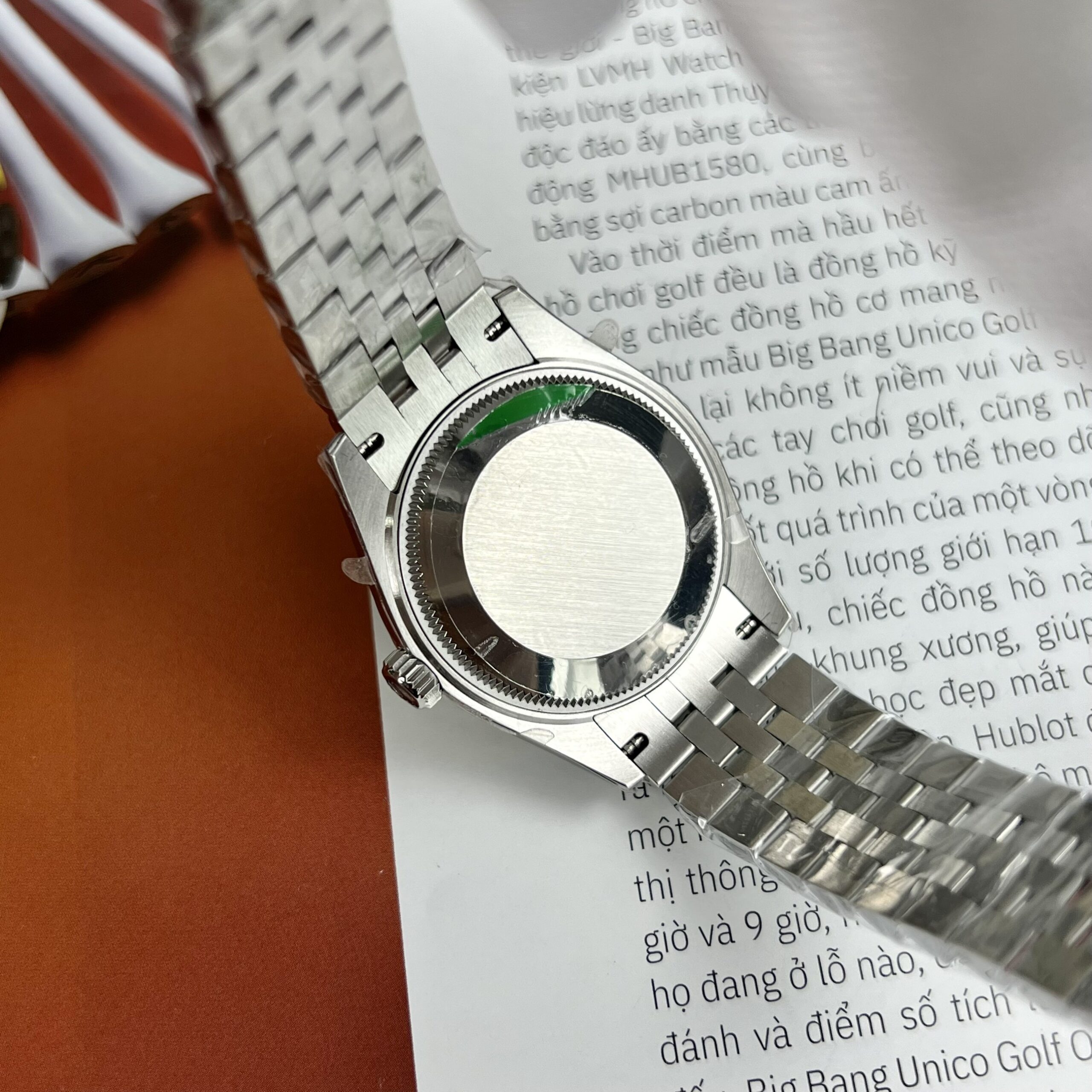 Rolex Datejust 316L Steel White Motif Dial CZ Diamonds 31mm Jub EWF Replica