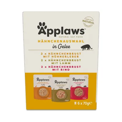 Applaws Cat Pouch in Jelly 6 x 70g