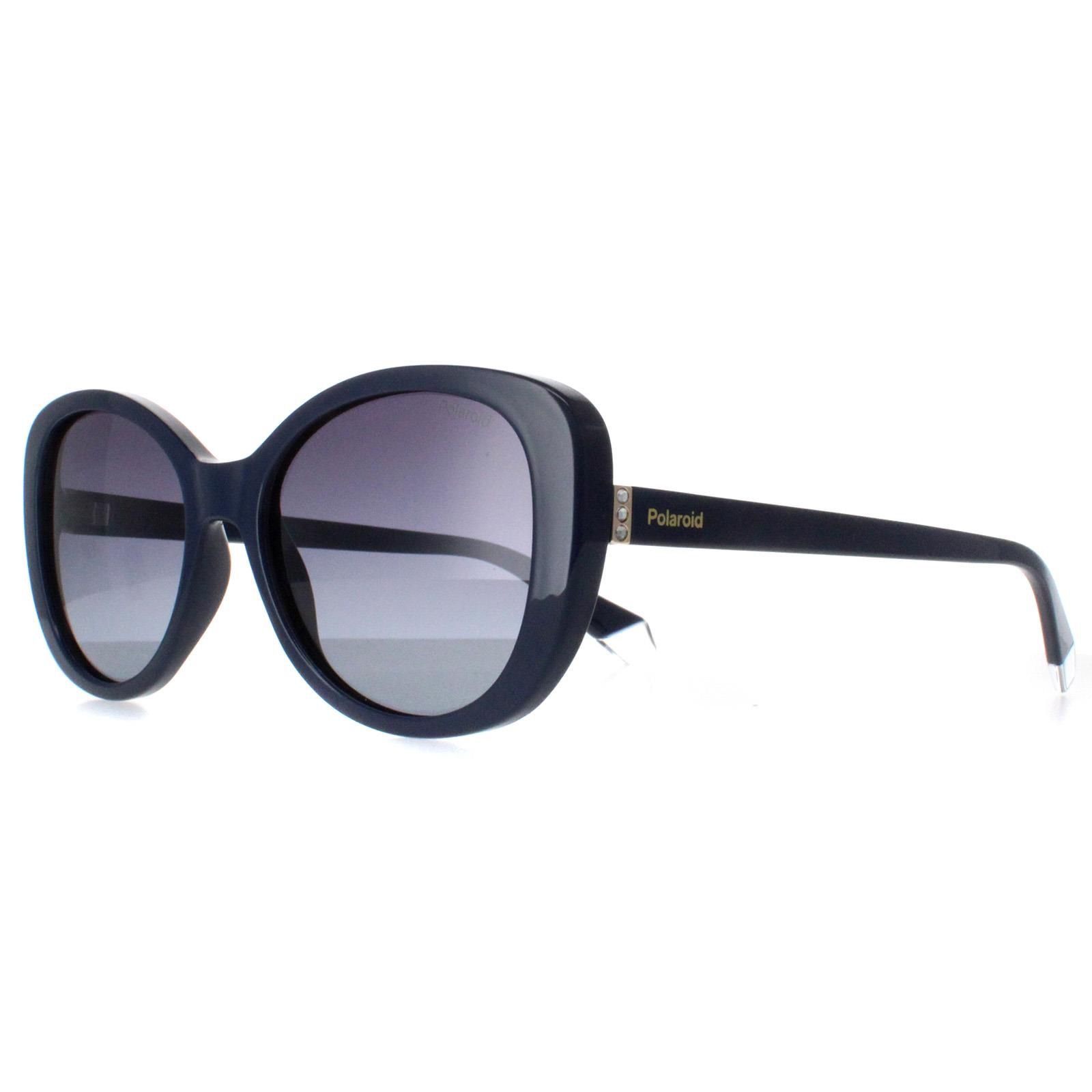 Polaroid Butterfly Blue Grey Gradient Polarized PLD 4154/S/X