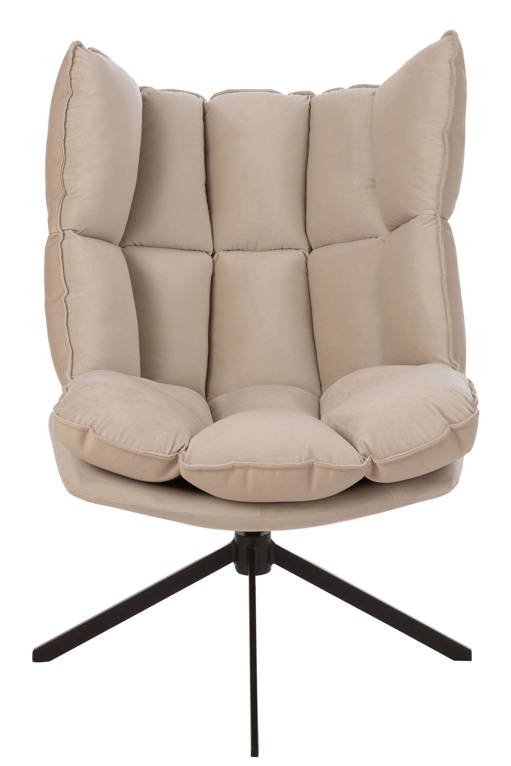 J-Line stoel Relax Kussen - textiel metaal - beige