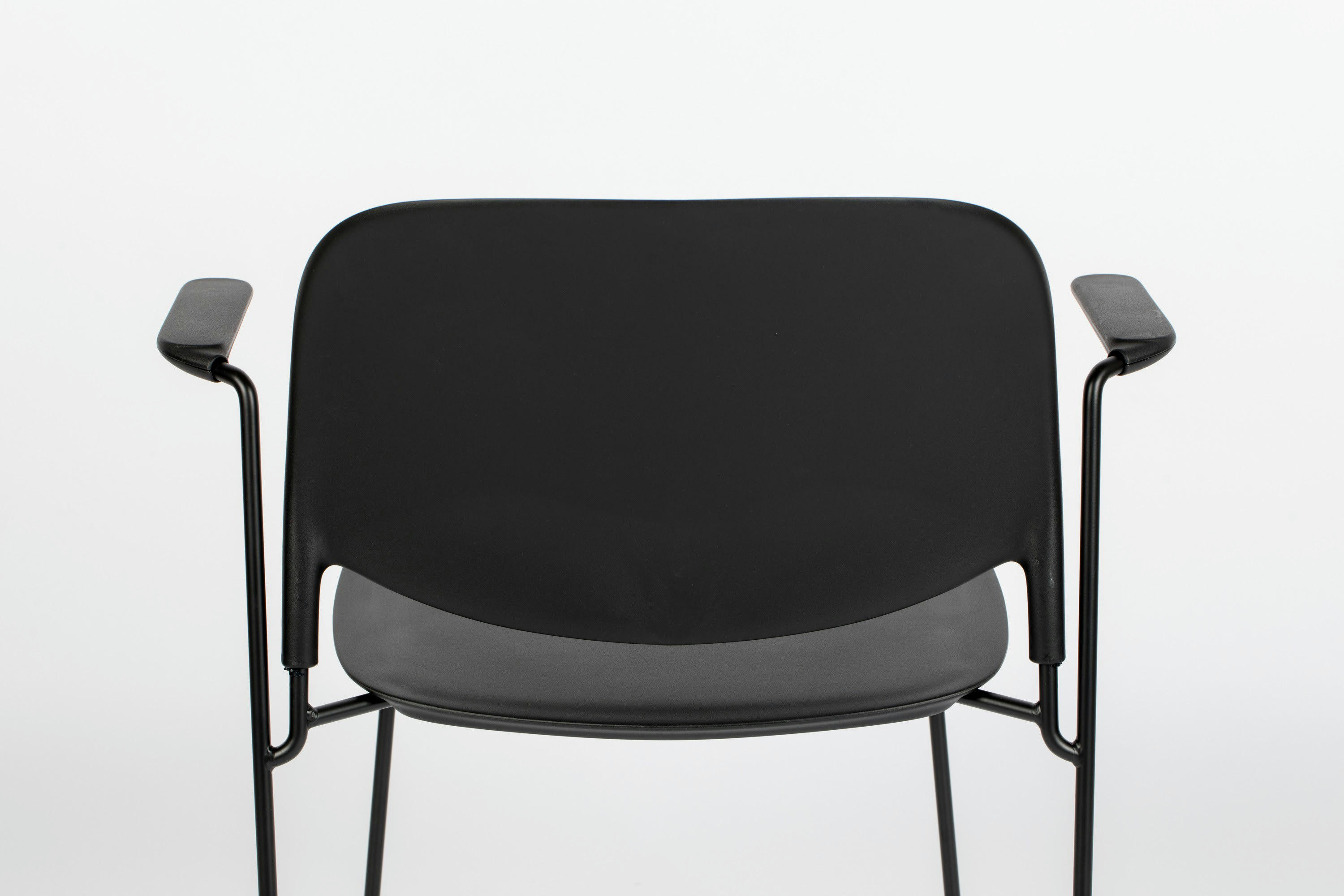 STACKS - Fauteuil en polypropylène noir